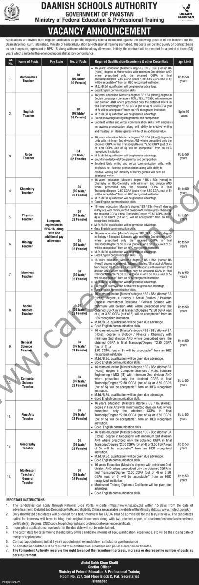 Daanish School Kurri Jobs 12 February 2026 Express 408x1200 1