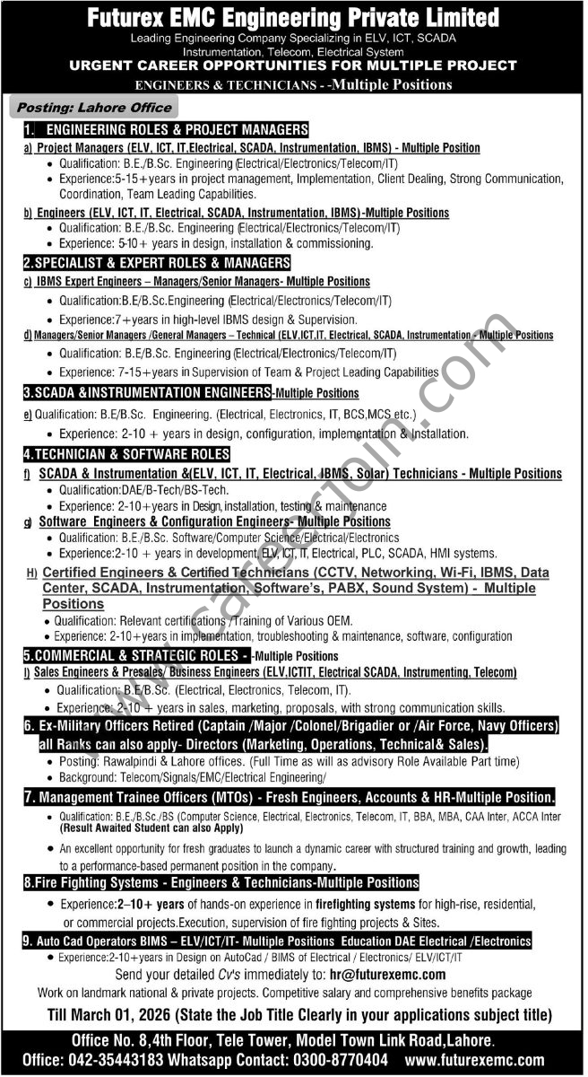 Futurex EMC Engineering Pvt Ltd Jobs February 2026 4 Futurex EMC Engineering Pvt Ltd Jobs 08 February 2026 Express Tribune 656x1200 1