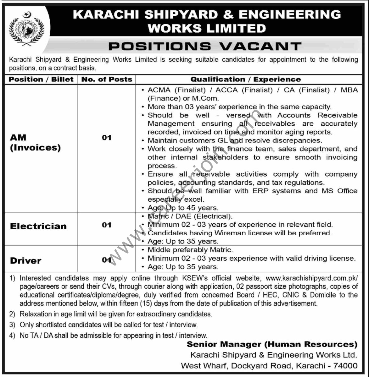 KS & EWL Karachi Shipyard & Engineering Works Ltd Jobs February 2026 4 KS EWL Karachi Shipyard Engineering Works Ltd Jobs 08 February 2026 Dawn 1173x1200 1