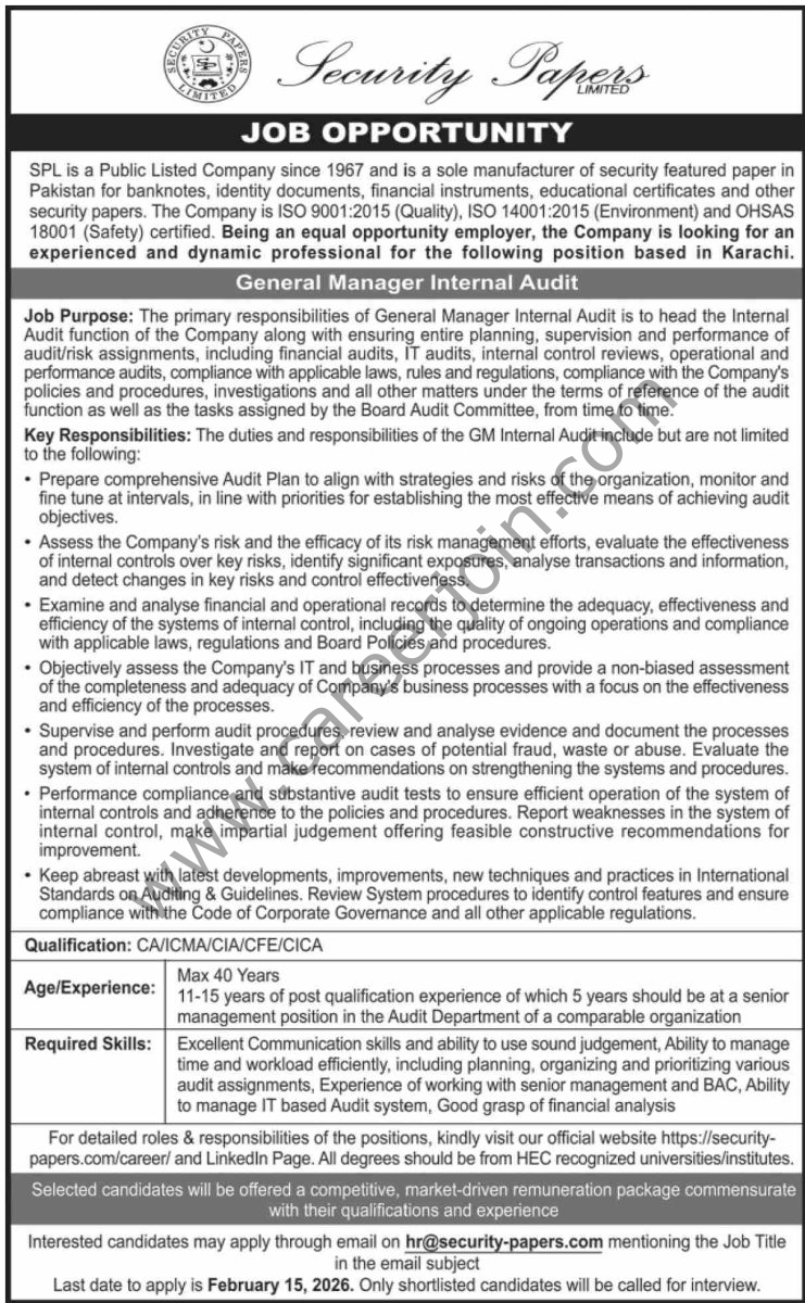 Security Papers Ltd Jobs 08 February 2026 Dawn 741x1200 1