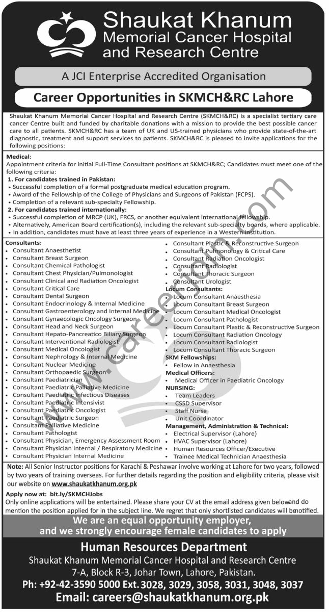 Shaukat Khanum Hospital Jobs 01 February 2026 Dawn 646x1200 1